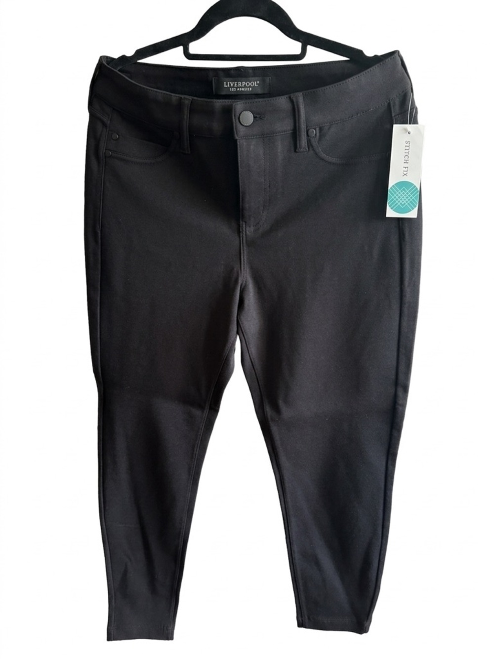 Liverpool Black Pull-On Jeggings